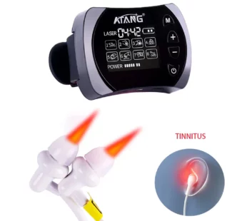 ATANG Health Care Laser Watch Therapy Device +Pain Pad+Ear Probe+ EMS Pulse Massage for Blood Pressure, Blood Sugar, Cholesterol