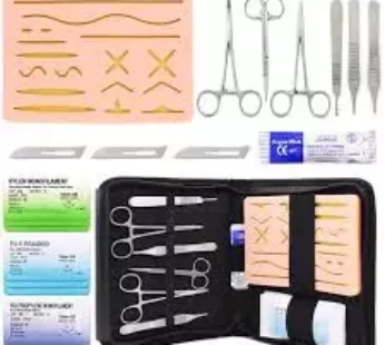 Medical Students Suture Practice Kit Surgical Training with Skin Pad Model Tool Set Educational Teaching Equipment